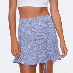 Forever 21 Ditsy Mini Skirt